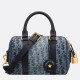 Replica perfetta Borsa Dior Groove 20 Denim blu Dior Oblique Jacquard Imitazione Outlet Online