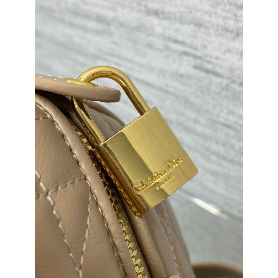 Perfette Qualità Repliche Borsa Dior Groove 25 in pelle di vitello Macrocannage biscotto Imitazione