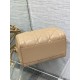 Perfette Qualità Repliche Borsa Dior Groove 25 in pelle di vitello Macrocannage biscotto Imitazione