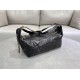 Migliore Repliche Borsa Macrocannage piatta piccola/media D-Journey Dior nera stropicciata Economiche Outlet Online