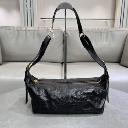 Migliore Repliche Borsa Macrocannage piatta piccola/media D-Journey Dior nera stropicciata Economiche Outlet Online