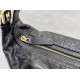Migliore Repliche Borsa Macrocannage piatta piccola/media D-Journey Dior nera stropicciata Economiche Outlet Online