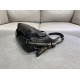 Migliore Repliche Borsa Macrocannage piatta piccola/media D-Journey Dior nera stropicciata Economiche Outlet Online