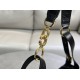 Migliore Repliche Borsa Macrocannage piatta piccola/media D-Journey Dior nera stropicciata Economiche Outlet Online