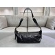 Migliore Repliche Borsa Macrocannage piatta piccola/media D-Journey Dior nera stropicciata Economiche Outlet Online