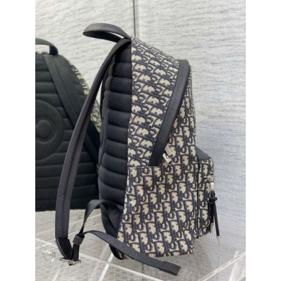 Migliore Repliche Zaino Dior Rider Dior Oblique Jacquard Beige/Nero Economiche Outlet Online