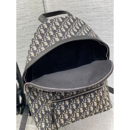 Migliore Repliche Zaino Dior Rider Dior Oblique Jacquard Beige/Nero Economiche Outlet Online