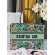 Replica perfetta Borsa tote Dior media Dior Book ricamata con motivo Dior Around the World multicolore blu Imitazione Outlet Online
