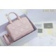 Migliore Repliche Dior Groove 25 Borsa in Biscotto Macrocannage rosa Economiche Outlet Online