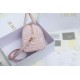 Migliore Repliche Dior Groove 25 Borsa in Biscotto Macrocannage rosa Economiche Outlet Online
