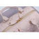 Migliore Repliche Dior Groove 25 Borsa in Biscotto Macrocannage rosa Economiche Outlet Online