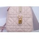 Migliore Repliche Dior Groove 25 Borsa in Biscotto Macrocannage rosa Economiche Outlet Online