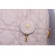 Migliore Repliche Dior Groove 25 Borsa in Biscotto Macrocannage rosa Economiche Outlet Online