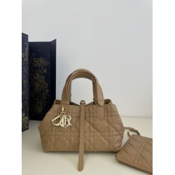 Replica perfetta Borsa Dior Toujours Dior piccola/media Macrocannage Tan Imitazione Outlet Online