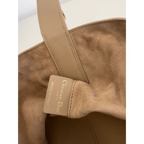 Replica perfetta Borsa Dior Toujours Dior piccola/media Macrocannage Tan Imitazione Outlet Online