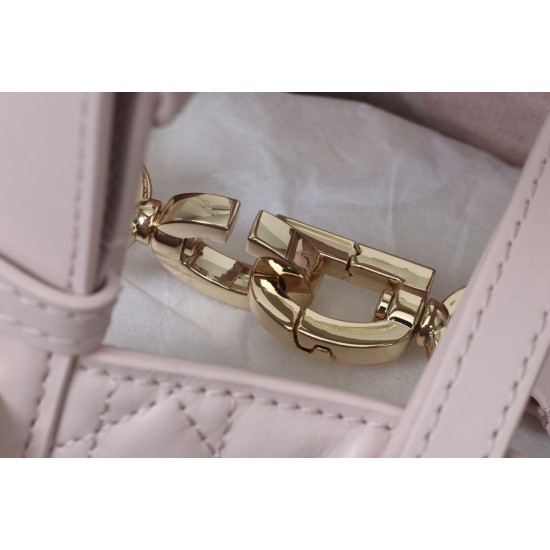 Miglior Falso Borsa Dior Toujours Dior Piccola/Media Macrocannage Rosa Economiche Premium