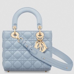 Migliore Repliche Borsa replica Dior piccola Lady Dior My ABCDior blu Economiche Outlet Online