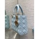 Migliore Repliche Borsa replica Dior piccola Lady Dior My ABCDior blu Economiche Outlet Online