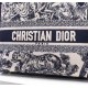 Miglior Falso Dior Media Borsa Lady D-Lite Ricamo Toile de Jouy Blu Economiche Premium