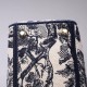 Miglior Falso Dior Media Borsa Lady D-Lite Ricamo Toile de Jouy Blu Economiche Premium