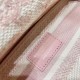 Migliore Repliche Dior Media Borsa Lady D-Lite Ricamo Toile de Jouy Rosa Economiche Outlet Online