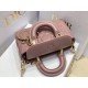 Replica perfetta Borsa micro Dior Lady D-Joy rosa cannage Imitazione Outlet Online