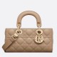 Perfette Qualità Repliche Replica Dior Piccola Borsa Lady D-Joy Dior Cannage Albicocca Imitazione