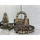 Repliche Dior Mini Borsa Lady D-Lite Multicolore Ricamo Mizza Beige Imitazioni Premium Replica perfetta Dior Mini Borsa Lady D-Lite Multicolore Ricamo Mizza Beige Imitazione Outlet Online