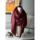Migliore Repliche Christian Dior Cannage Scialle 140 cm Bordeaux Economiche Outlet Online