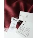 Migliore Repliche Christian Dior Cannage Scialle 140 cm Bordeaux Economiche Outlet Online