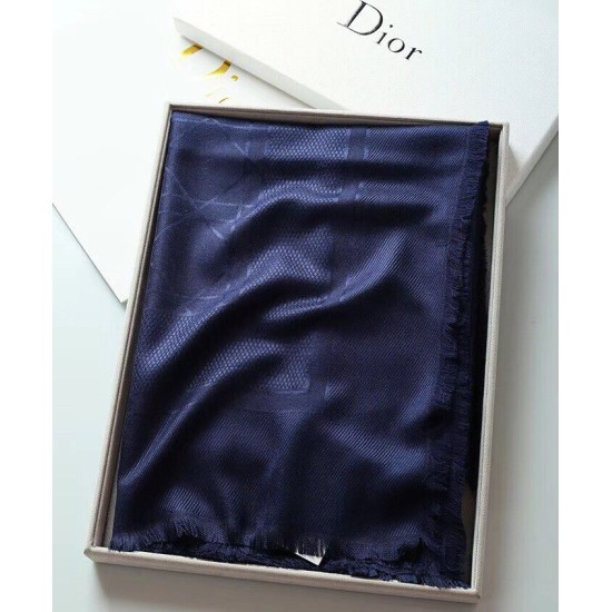 Perfette Qualità Repliche Christian Dior Cannage Scialle 140cm Blu Navy Imitazione Miglior Falso Christian Dior Cannage Scialle 140cm Blu Navy Economiche Premium