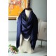 Perfette Qualità Repliche Christian Dior Cannage Scialle 140cm Blu Navy Imitazione Miglior Falso Christian Dior Cannage Scialle 140cm Blu Navy Economiche Premium
