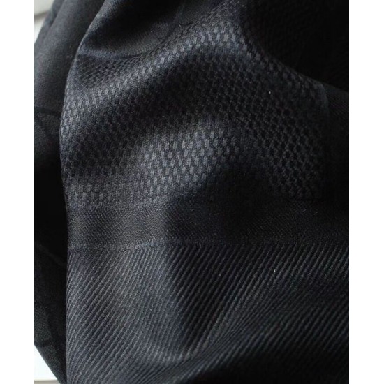Migliore Repliche Christian Dior Cannage Scialle 140cm Nero Economiche Outlet Online