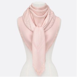 Migliore Repliche Christian Dior Cannage Scialle 140cm Rosa Chiaro Economiche Outlet Online