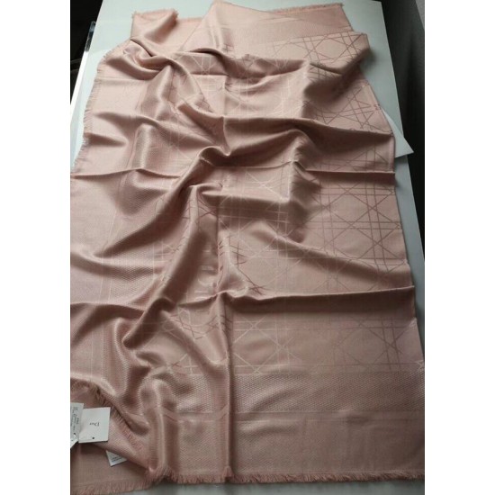 Migliore Repliche Christian Dior Cannage Scialle 140cm Rosa Chiaro Economiche Outlet Online