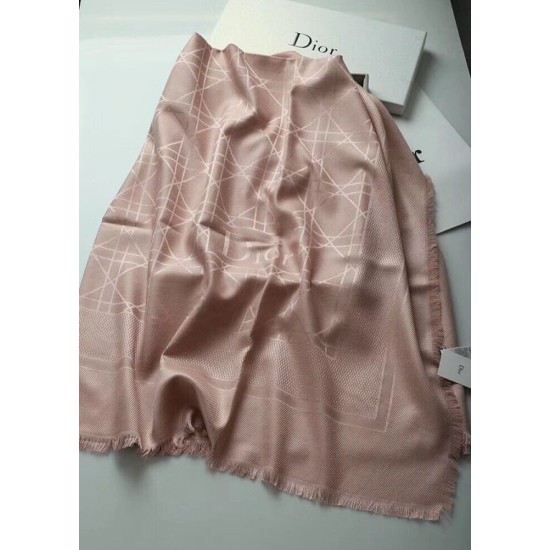 Migliore Repliche Christian Dior Cannage Scialle 140cm Rosa Chiaro Economiche Outlet Online