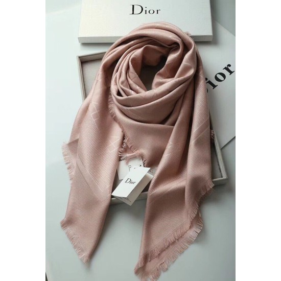 Migliore Repliche Christian Dior Cannage Scialle 140cm Rosa Chiaro Economiche Outlet Online