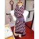 Migliore Repliche Dior CD Stola Oblique Lana e Cashmere Bordeaux Economiche Outlet Online