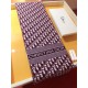 Migliore Repliche Dior CD Stola Oblique Lana e Cashmere Bordeaux Economiche Outlet Online