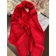 Replica perfetta Dior Oblique Scialle 140 CM Rosso Imitazione Outlet Online