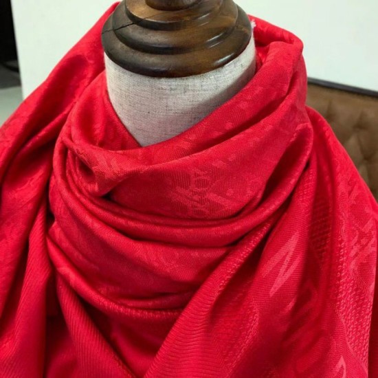 Replica perfetta Dior Oblique Scialle 140 CM Rosso Imitazione Outlet Online