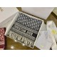 Migliore Repliche Dior Oblique Sciarpa Blu Cashmere Economiche Outlet Online