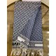 Migliore Repliche Dior Oblique Sciarpa Blu Cashmere Economiche Outlet Online