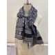 Migliore Repliche Dior Oblique Sciarpa Blu Cashmere Economiche Outlet Online