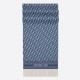 Migliore Repliche Dior Oblique Sciarpa Blu Cashmere Economiche Outlet Online