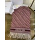 Miglior Falso Dior Oblique Sciarpa Cashmere Borgogna Economiche Premium