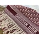Miglior Falso Dior Oblique Sciarpa Cashmere Borgogna Economiche Premium