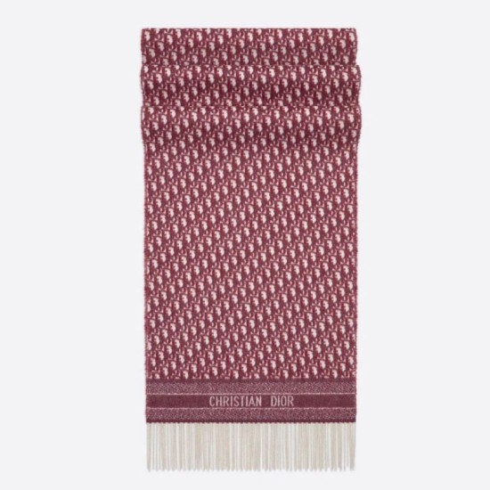Miglior Falso Dior Oblique Sciarpa Cashmere Borgogna Economiche Premium