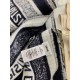 Migliore Repliche Dior Oblique Coperta Lana e Angora Blu Navy Economiche Outlet Online