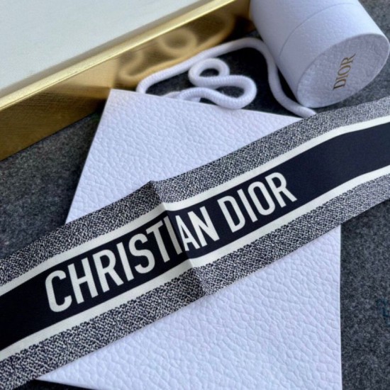 Replica perfetta Dior Toile de Jouy Sauvage Mitzah Sciarpa Twill di Seta Blu Imitazione Outlet Online